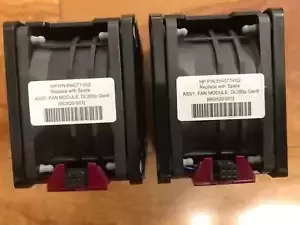 2x HP Proliant DL380 G8 DL380p G8 DL380e 654577-001 662520-001 Cooling Fan
