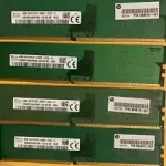 Lot Of 4 SK Hynix 4GB DDR4 1Rx16 PC4-2400T HMA851U6AFR6N-UH NO AC Desktop RAM