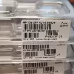 Lot of 28 NEW SEALED HP 1Gb SFP RJ-45 453145-001 453154-B21 Transceiver USA