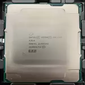 PRE-OWNED INTEL XEON SILVER CPU, 4314 16C 2.4GHZ 135W 2666  - SRKXL GRADE A