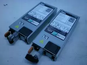 Lot of 2 Dell EPP 80 PLUS Platinum 750W Server Power supply E750E-S1, 100 - 240V