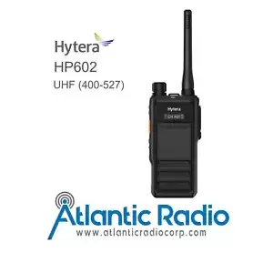 Hytera HP602 Handheld Radio in UHF - NEW H-Series DMR IP67 Portable Radio