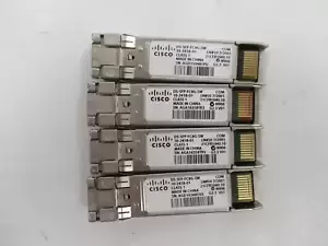 Lot of 4 Cisco DS-SFP-FC8G-SW SFP+ Transceiver Module P/N: 10-2418-01 Tested