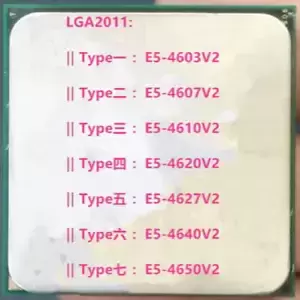Intel E5-4603V2 E5-4607V2 E5-4610V2 E5-4620V2 E5-4627V2 E5-4640V2 E5-4650V2 CPU