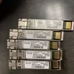 5qty Cisco 8GB Fiber Channel SW SFP+ LC Transceiver | DS-SFP-FC8G-SW | Genuine
