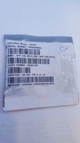 Cisco SFP-10G-SR-S= - SFP+ Transceiver Module - 10 Gige - Up to 1310'