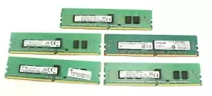 Lot of 5x SK Hynix/Micron/Samsung 4 GB DDR4-2133 Server RAM; 519422