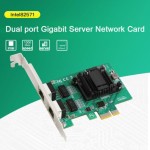 Ethernet Server 1000M Gigabit for intel 82571 Network Card Adapter 2 Port PCI E