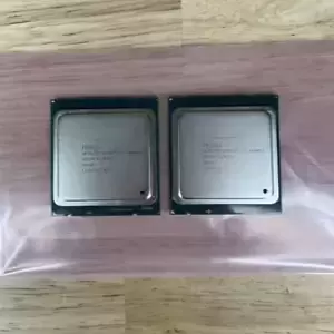 Matched Pair intel Xeon E5-4640v2 10-Core 2.2GHz LGA2011 Server CPU SR19R