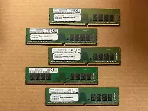 LOT OF 5 SAMSUNG 8GB 2RX8 DDR4 PC4-2133P M378A1G43EB1-CPB   E6-5(19)
