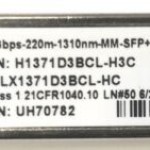 HP / H3C / Finisar 10GbE LRM SFP+ Transceiver SFP-XG-LX220-MM1310 JD093A 0231A0A