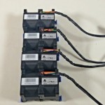 Lot of 4 HP DL160 G6 Server Cooling Fan Delta Product #GFB0412EHS Good Condition