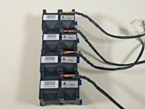 Lot of 4 HP DL160 G6 Server Cooling Fan Delta Product #GFB0412EHS Good Condition