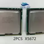 MATCHED PAIR INTEL XEON X5672 SLBYK 3.2GHZ QUAD CORE CPU PROCESSOR LGA 1366