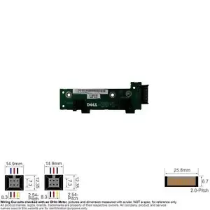 Backplane Server Fan Power Adapter Dell GX986 0GX986 PowerEdge R900 Rackmount