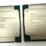 Matched Pair Intel Xeon E5-2643V3 SR204 6 Core 3.4 GHz LGA 2011-3 CPU Processor