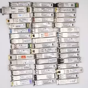 Lot of 48 SFP Transceivers Various IBM Finisar Motorola Nokia Almost 2 Lbs!