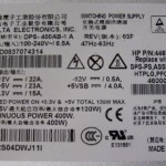 HP 446383-001 Delta DPS-400AB-1 400w Pwr Supply (1U) 2 Fans Fits Cisco WAVE-574