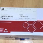 New Hp JD109A X170 1G SFP LC LH70 1550 Transceiver, Original, "Not a Compatible"