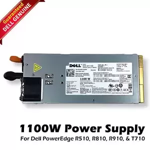 Dell OEM PowerEdge R510/R810 Servers 1100W Power Supply 7001515-J100 1Y45R