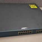 Cisco ws-c3560g-24ts-s with 4 1gb copper transceivers