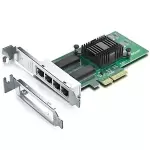 Gigabit 4 Port Nic With Intel I350 Chip, 1Gb Network Card Compare To Intel I35