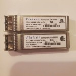 FTLF8528P3BCV-QL Finisar 8G 850nm SFP+ Transceiver (Pair) Bundle of 2