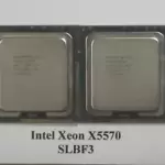 Two -  Intel Xeon X5570 SLBF3 Processor CPU