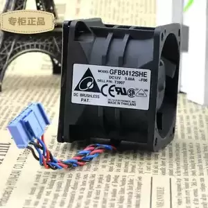 GFB0412SHE BALL BEARING SERVER FAN 12V .68 AMP DELL 8X771 1750 USA
