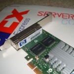 593722-B21 593743-001 NC365T HP NC365T PCIe 4-PORT ETHERNET SERVER ADAPTER CARD