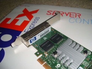 593722-B21 593743-001 NC365T HP NC365T PCIe 4-PORT ETHERNET SERVER ADAPTER CARD