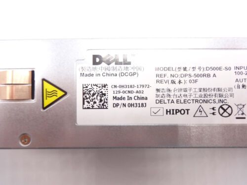 Poweredge R415 Power Button Dell H318J R410/R415 RPS Power Supply 500W DPS-500RB-A D500E-SO