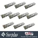 Lot of 10 Cisco GLC-SX-MMD 1Gb SFP MMF 850nm Lucent Connector Transceiver Module