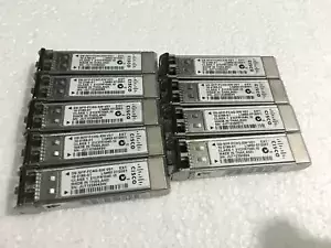 Lot of 9 Genuine Cisco DS-SFP-FC4G-SW 10-2195-01 4GB SFP GBIC Transceiver