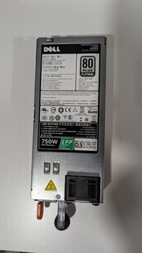 Dell PowerEdge 750W 80 Plus Platinum Power Supply E750E-S1