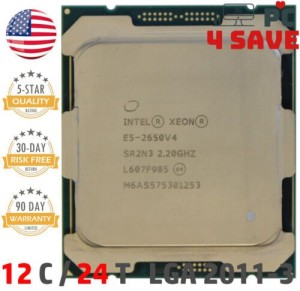 Intel Xeon E5-2650 V4 SR2N3 2.20GHz 12-Core 30M LGA 2011-3 Server Processor 105W