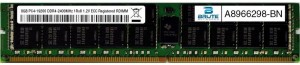 A8966298 - Dell Compatible 8GB PC4-19200 DDR4-2400MHz 1Rx8 1.2V ECC RDIMM