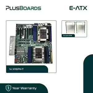 Supermicro X11DPH-T LGA 3647 Motherboard with 2x 2U HS Tested 2x Gold 5118 CPU