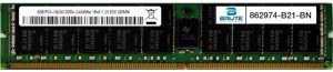 862974-B21 - HP Compatible 8GB PC4-19200 DDR4-2400Mhz 1Rx8 1.2v ECC UDIMM