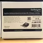 StarTech.com Quad-Port SFP+ Server Network Card - PCI Express - Intel XL710 Chip