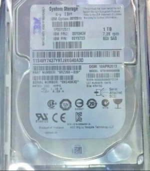 IBM 00Y2511 00Y2434 81Y3911 00Y5723 1TB 7.2K 6G 2.5" SAS HARD DRIVE FOR V3700