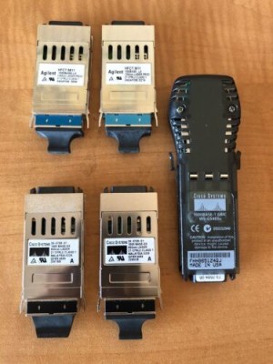 Cisco And Agilent Gigabit Fiber Transceivers