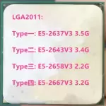 Intel Xeon E5-2637V3 E5-2643V3 E5-2658V3 E5-2667V3 LGA2011 CPU
