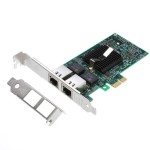 Intel 82575EB Dual RJ45 Port 1Gbps Ethernet PCI-E X1 Gigabit Server Adapter
