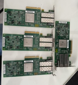 Lot Of 4 Dell QLogic QLE2562L Server 8Gb Dual Port  PCI-e Host Bus Adapter RW9KF
