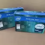 NEW PAIR 2007 INTEL XEON 64-BIT CPU 3.60 GHZ DUAL 604-PIN MICRO-PGA SL8P3
