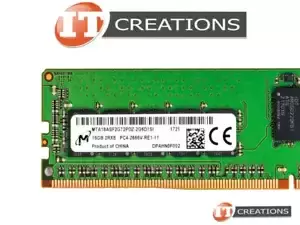 MICRON 16GB PC4-2666V-R DDR4 REGISTERED ECC 2RX8 MEMORY MTA18ASF2G72PDZ-2G6D1SI