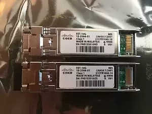 Cisco FET-10G Fabric Extender Transceiver 10-2566-01   (lot of 2)