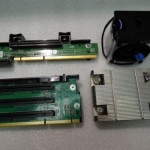 DELL POWEREDGE SERVER R520 DUAL CPU PROCESSORS UPGRADE KIT RISERS FAN HEATSINK