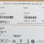 HP X150 100G CXP MPO SR 100m Multimode Transceiver JG881A